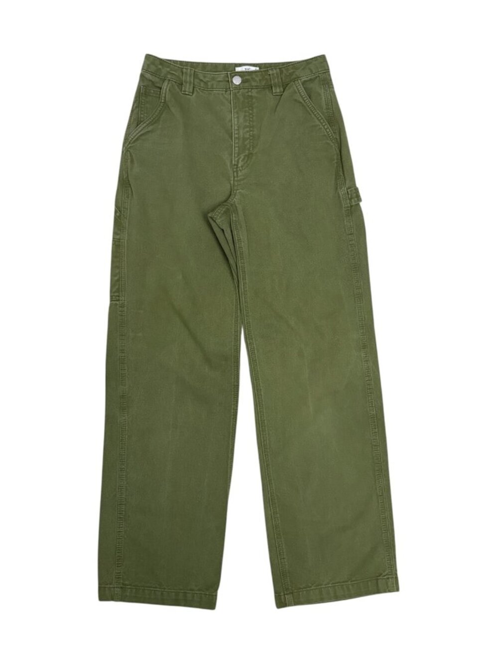TNA ARITZIA Straight Jeans Denim Relaxed Green Designer Pants Womens 27